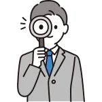 Man With Magnifying Glass SVG Icon
